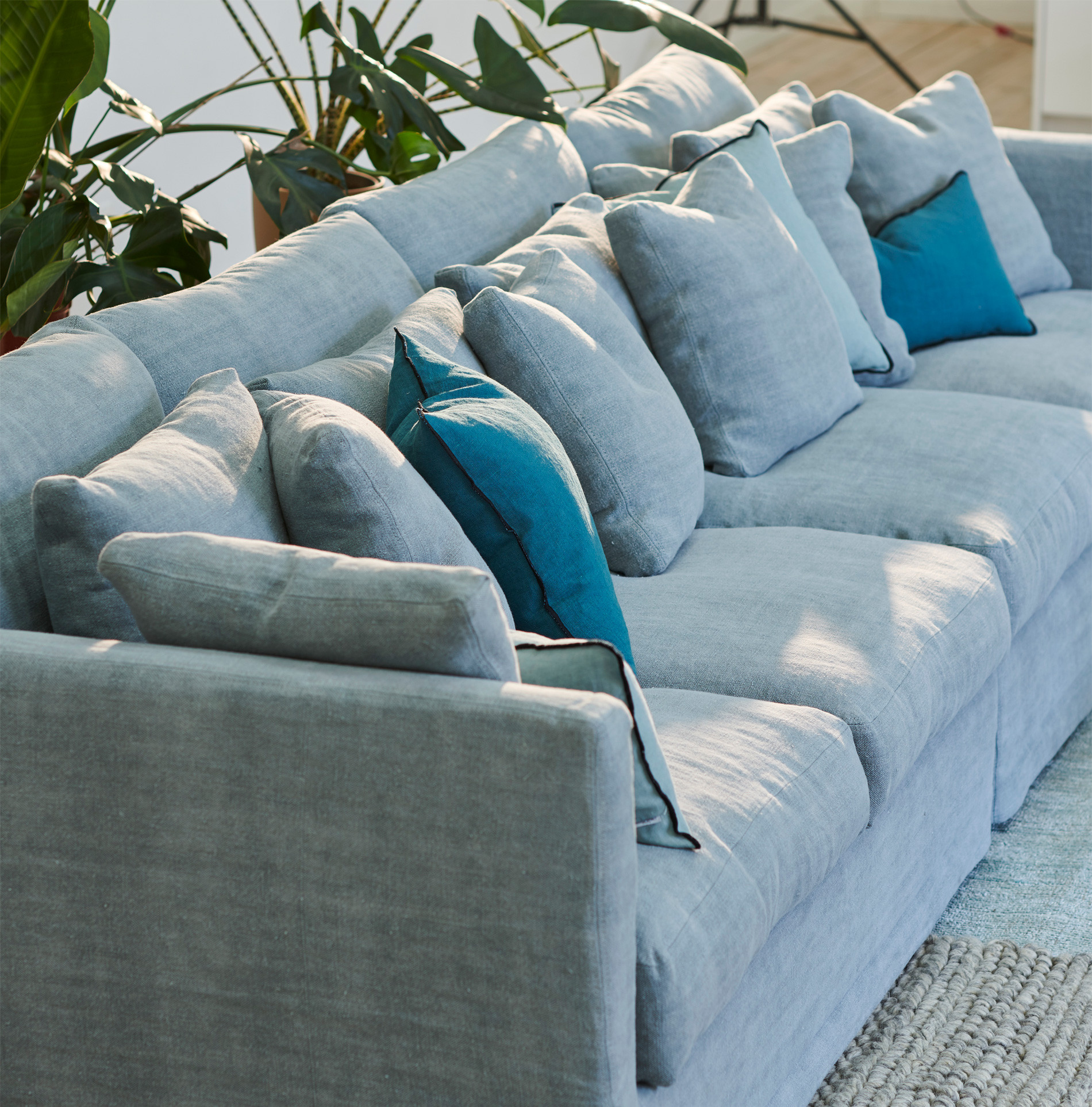 6 Seats Sofa 246 cm | 6 Seater