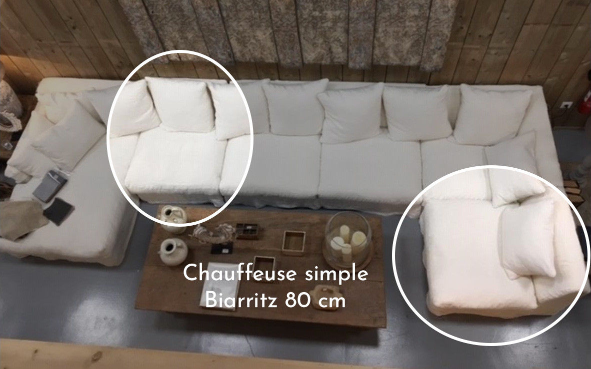 Armless Chair 1 Seat 80 cm | 1 Seater