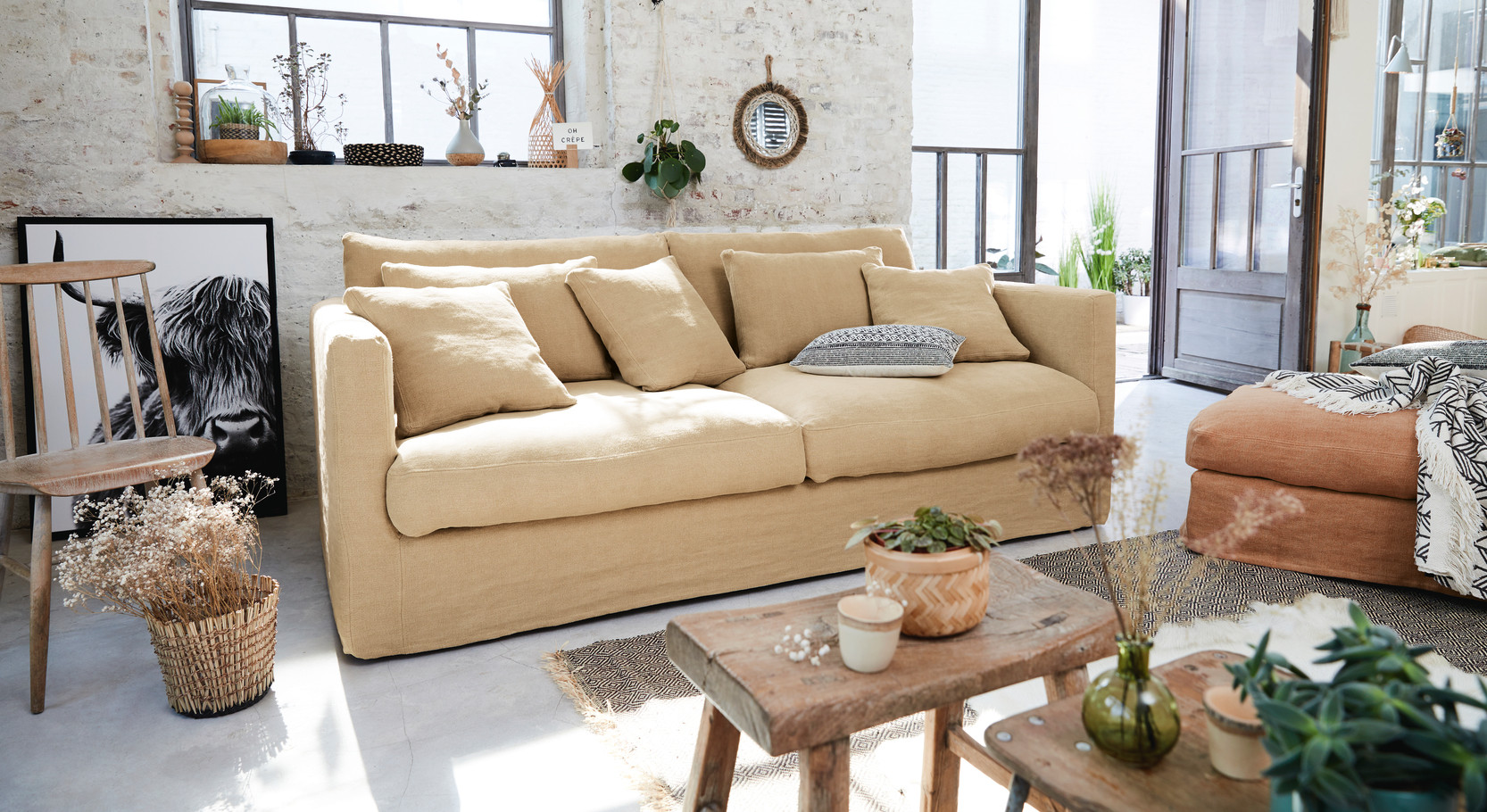 3 Seats Sofa 190 cm | 3 Seater
