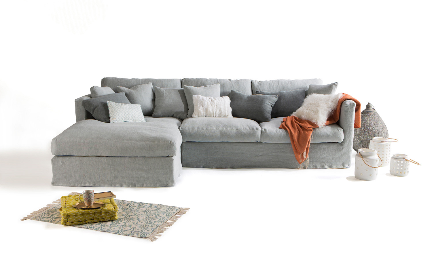 LR Arm 3 Seats Sofa 180 cm | 3 Seater