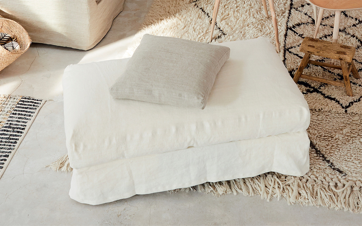 Footstool 105 x 52 cm | Poufs