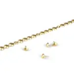 Strip NHT N1 Mt Gold Matt 03 | Nails & Buttons