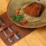 Beer Placemat in Crazy Horse leather (LP002) | Placemats & Coasters
