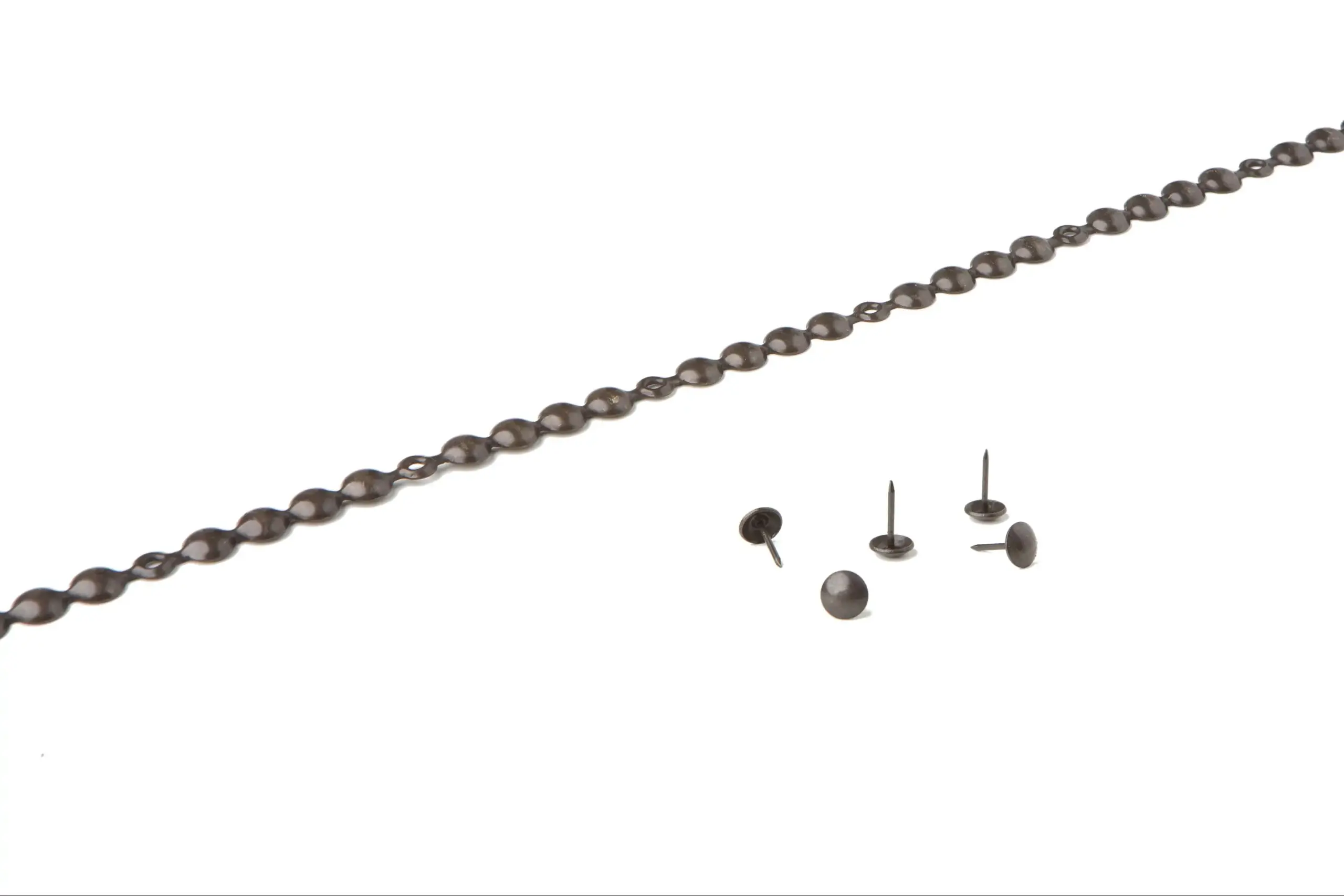 Strip NHT N1 Metal Black 12 | Nails & Buttons