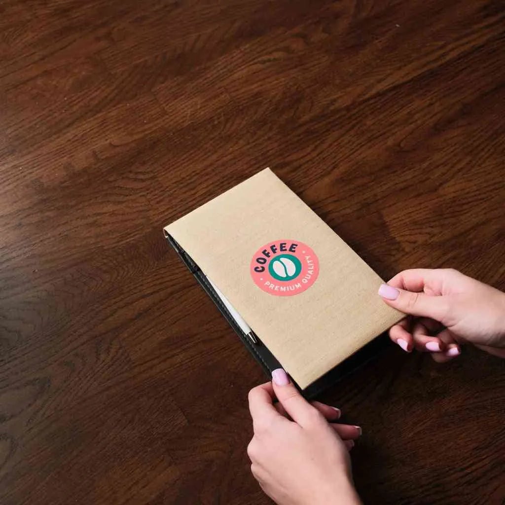 Fabric Notebook with Hardcover back for Waiters (TN003-C) | Check Presenters