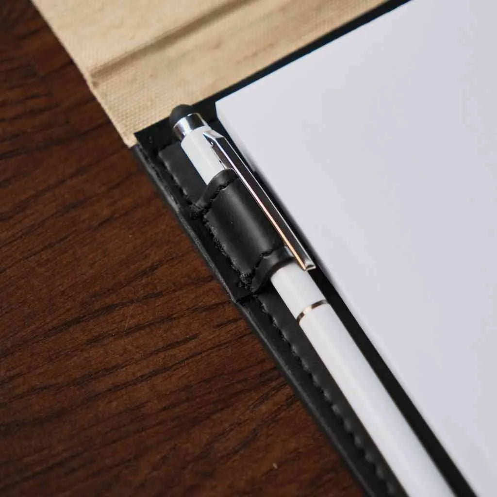 Fabric Notebook with Hardcover back for Waiters (TN003-C) | Check Presenters