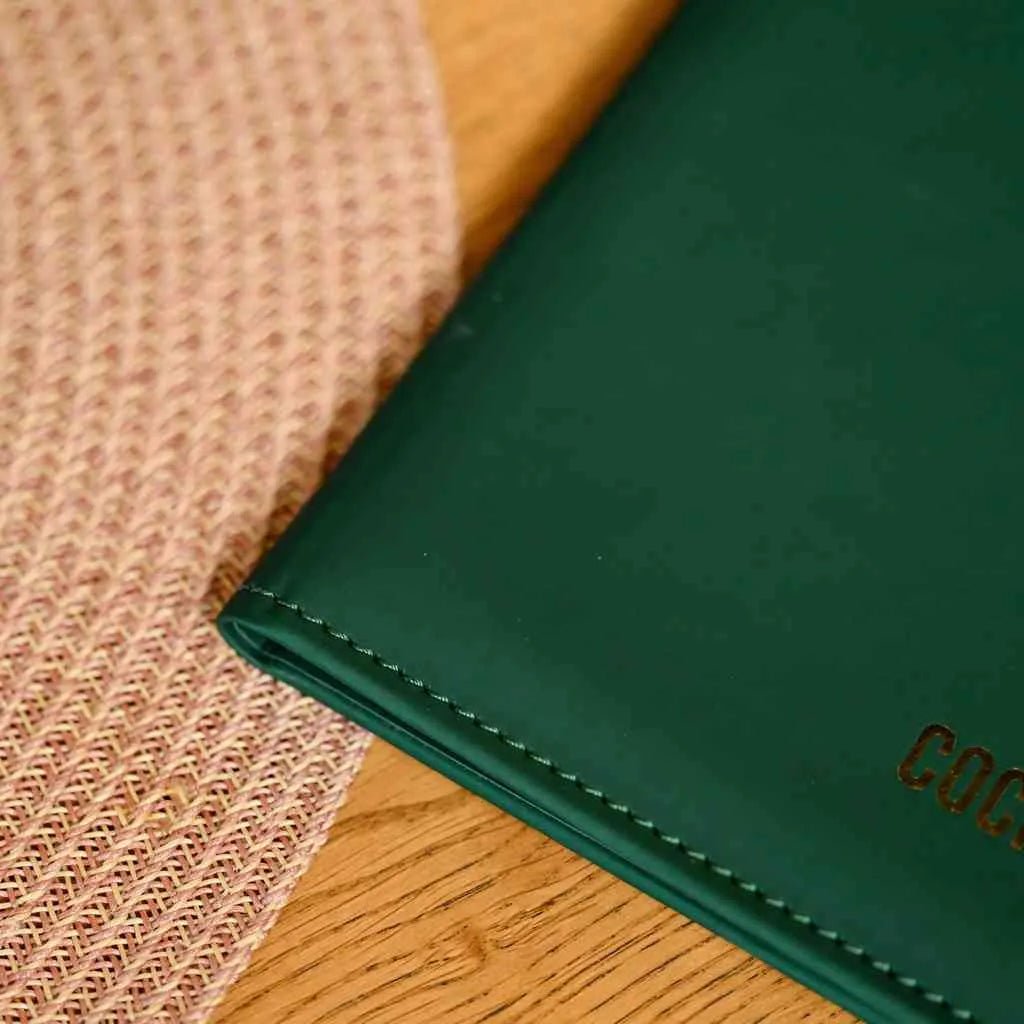 Faux Leather Menu Cover (FM02A10) | Faux Leather