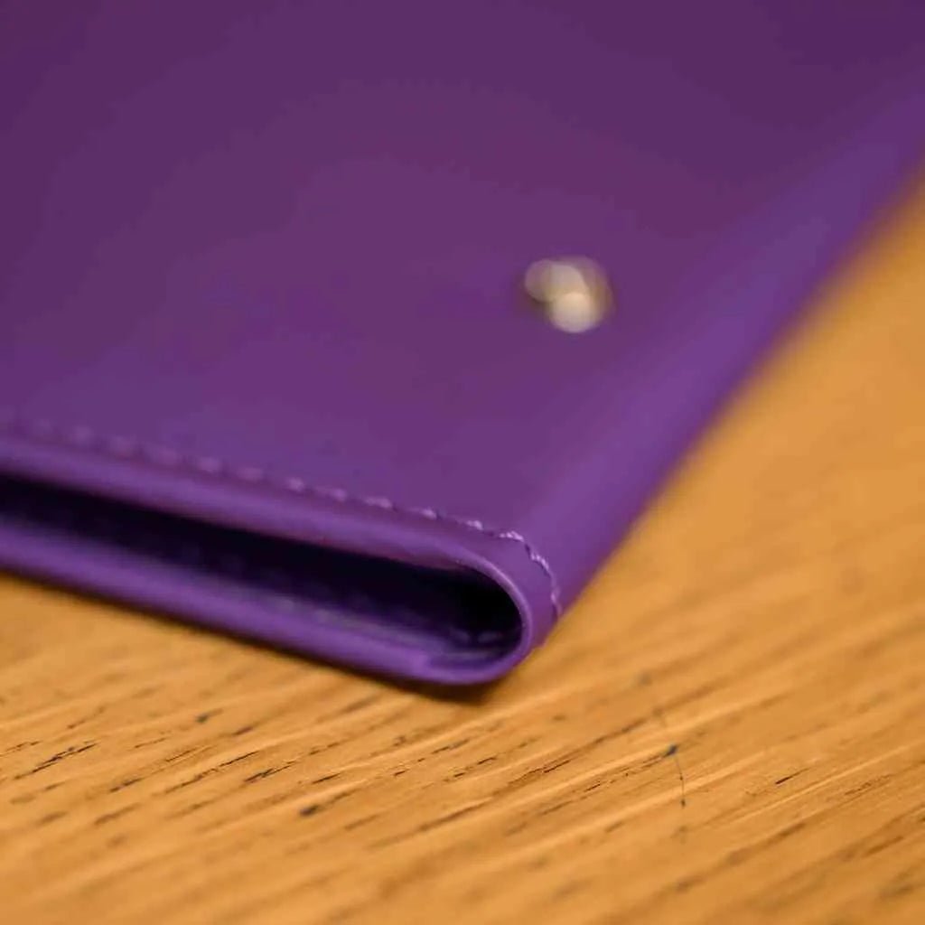Faux Leather Wine List Menu Cover with hidden screws (FM02A6) | Faux Leather