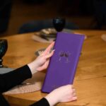 Faux Leather Wine List Menu Cover with hidden screws (FM02A6) | Faux Leather