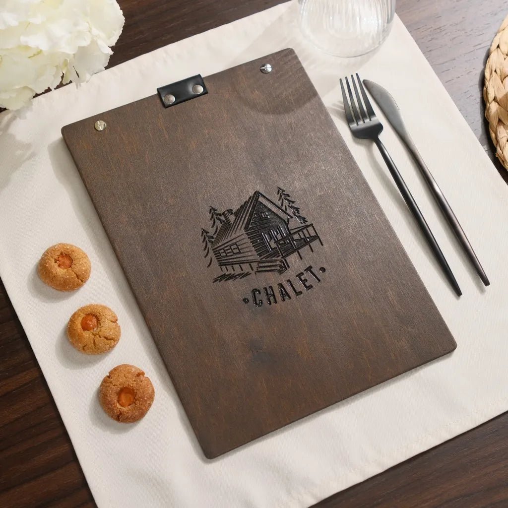 Hardcover Menu Board with Fixing Plank (PP12A4) | Hardcover Menu Board