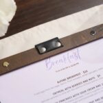 Hardcover Menu Board with Fixing Plank (PP12A4) | Hardcover Menu Board