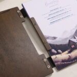 Hardcover Wooden Menu Cover (PM02A2) | Wooden Menu Covers