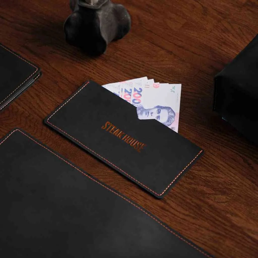 Leather Bill Holder Clutch (LH04) | Check Presenters