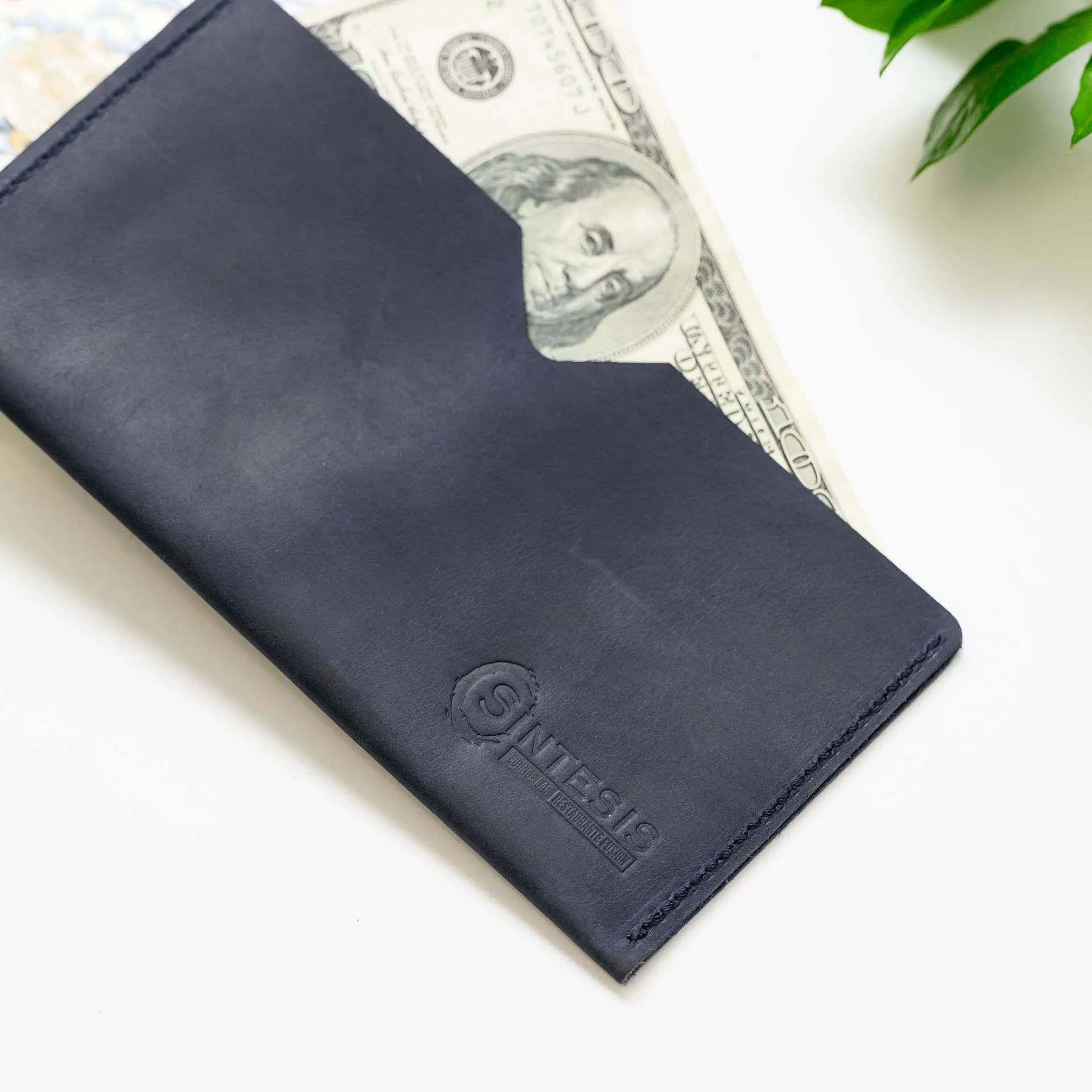 Leather Bill Holder Clutch (LH04) | Check Presenters