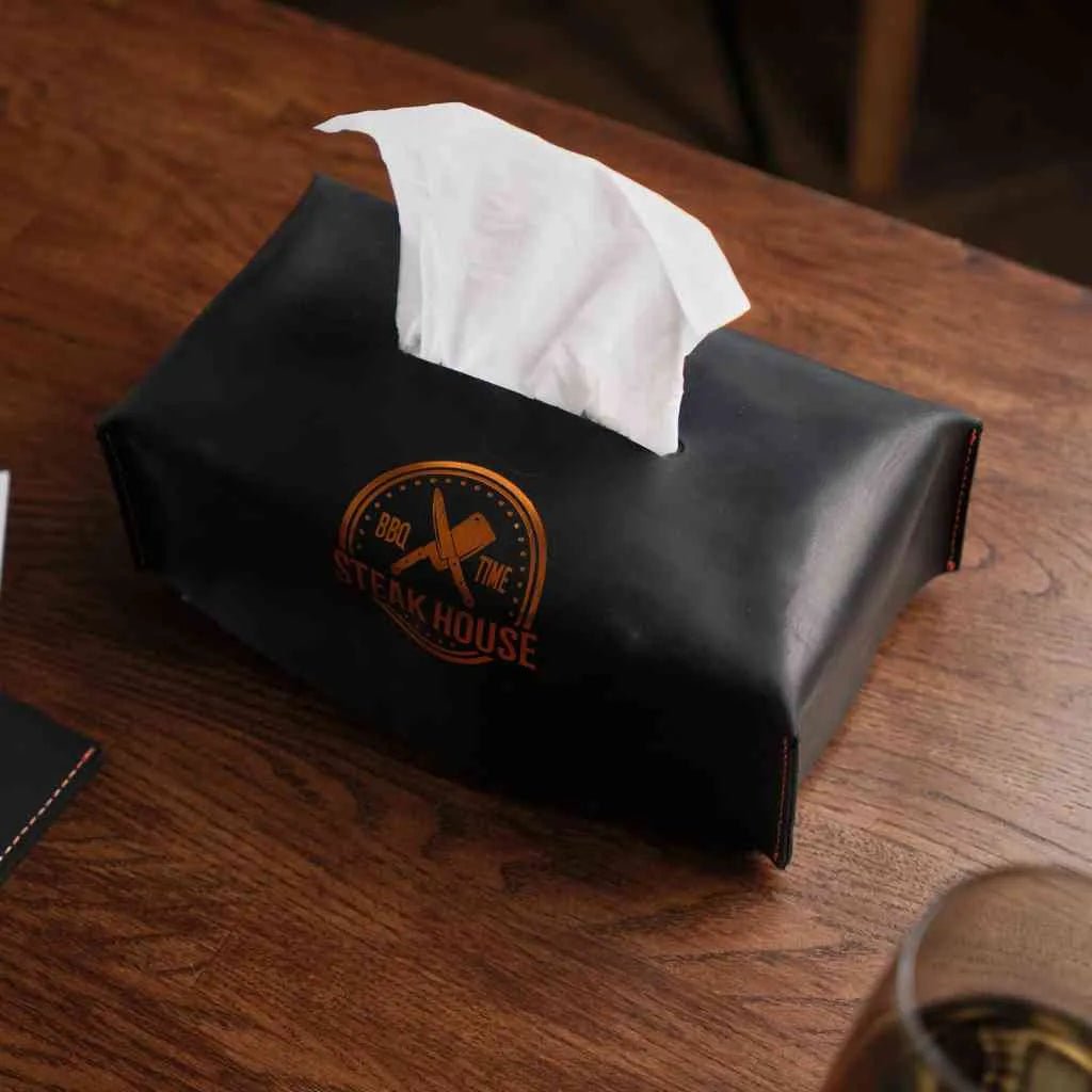 Leather Tissue Box (LNH01) | Napkin Storage