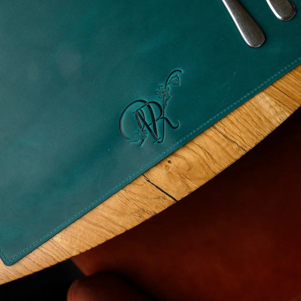 Rectangular Placemat in Crazy Horse leather (LP001) | Placemats & Coasters