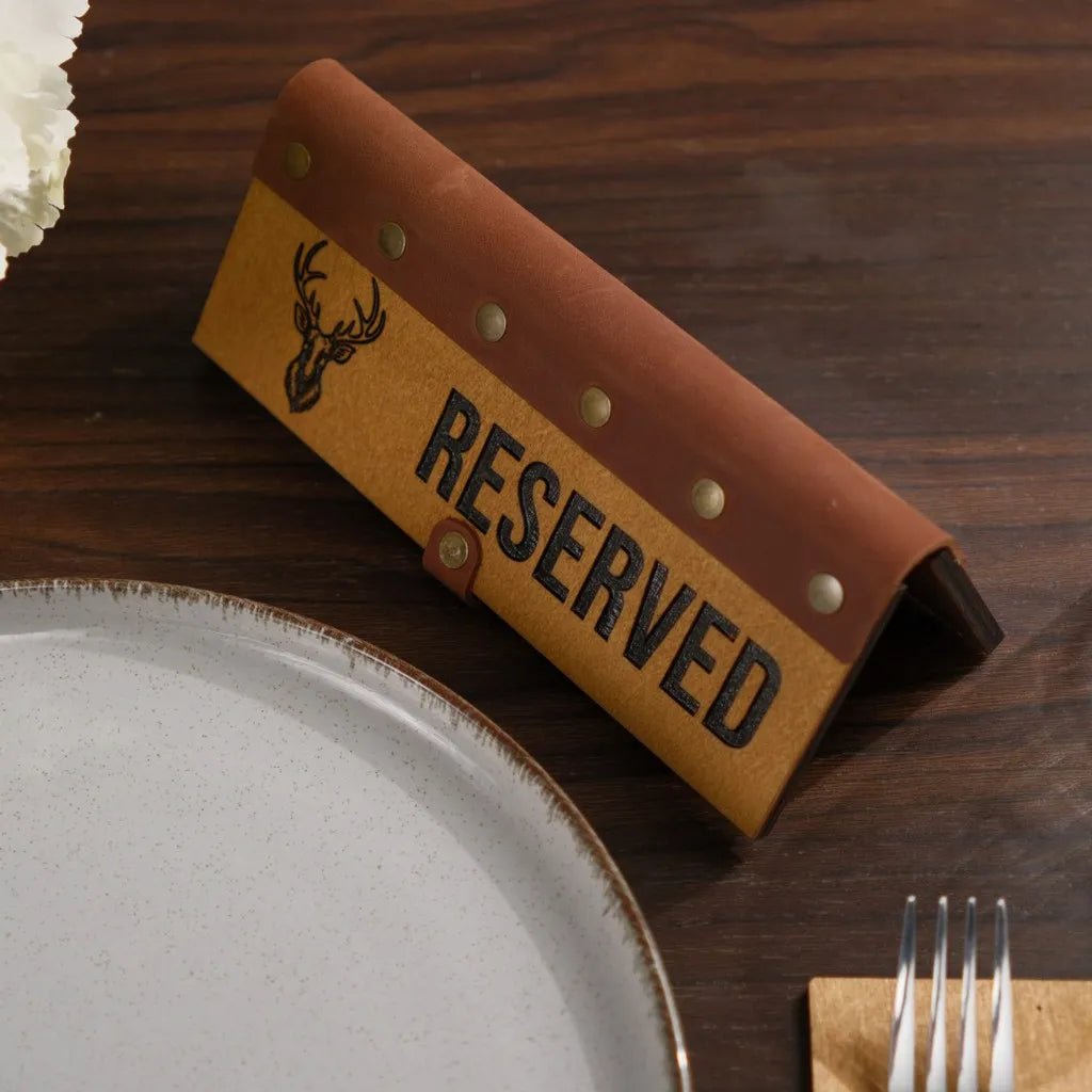 Restaurant Reserved Table Sign | Reserve Table Signs