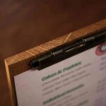Table Stand Menu Holder for A5 Sheets with Brass binder (TT401A5) | Table Stands