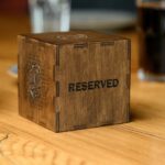 Tabletop Reserve Plate made of Plywood (TR06) | Reserve Table Signs