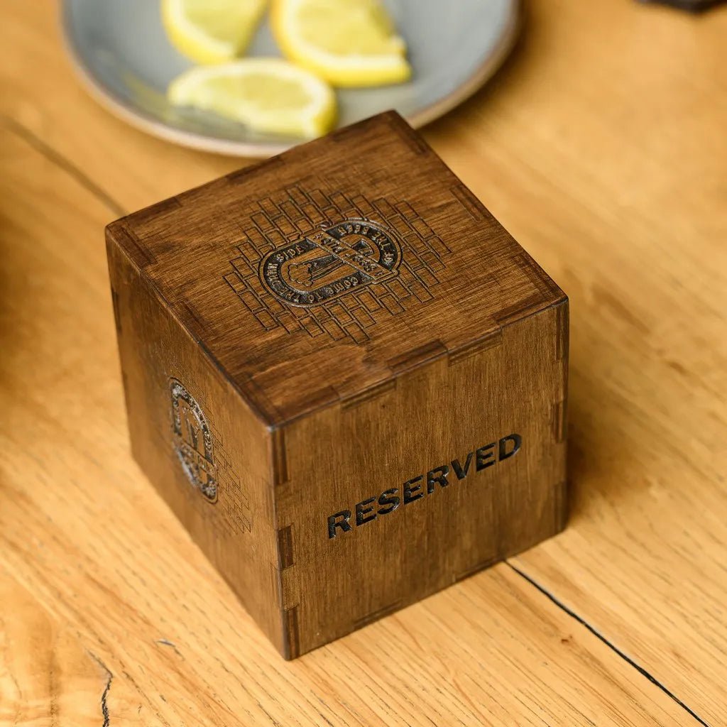 Tabletop Reserve Plate made of Plywood (TR06) | Reserve Table Signs