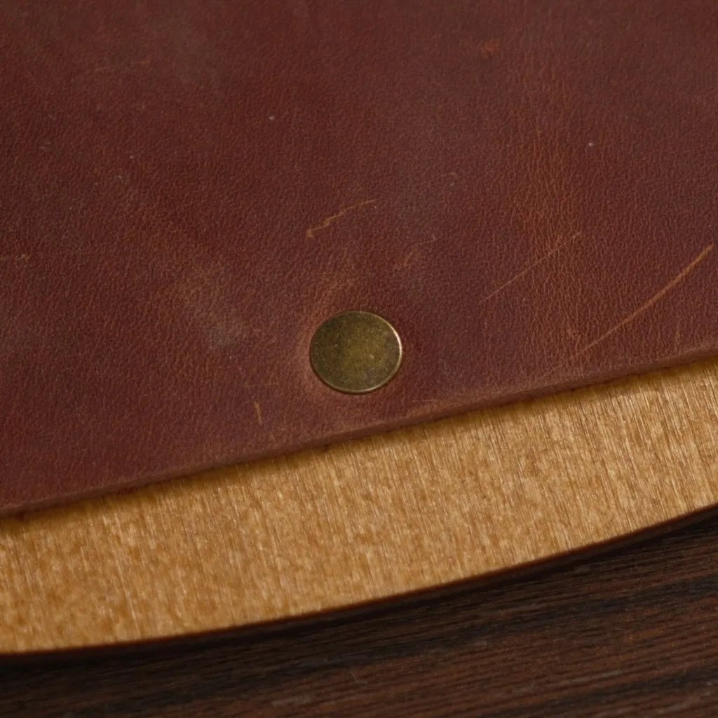 Wooden Bill Holder with Radiant Leather Pocket (R208) | Check Presenters