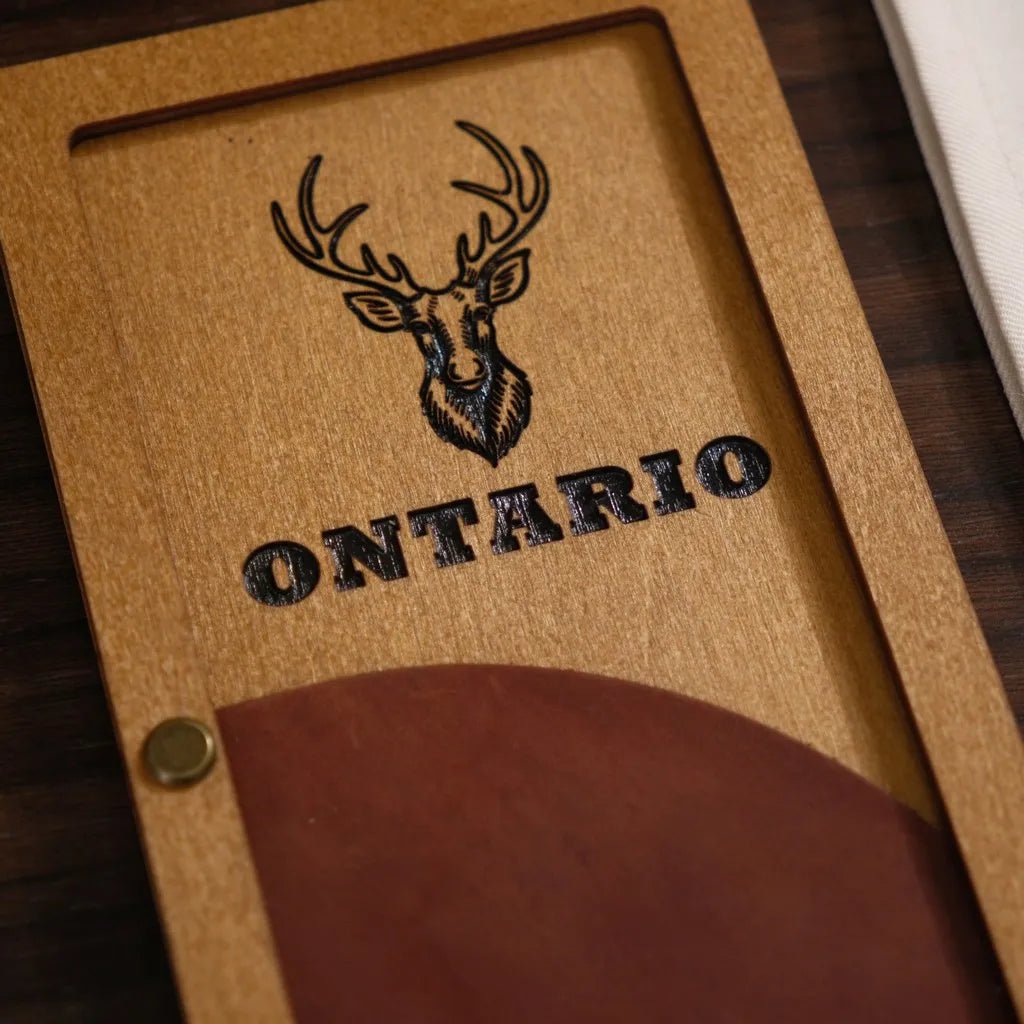 Wooden Bill Holder with Radiant Pocket (R209) | Check Presenters