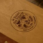 Wooden Menu Cover with Leather Spine (M06A5) | Menu Holder