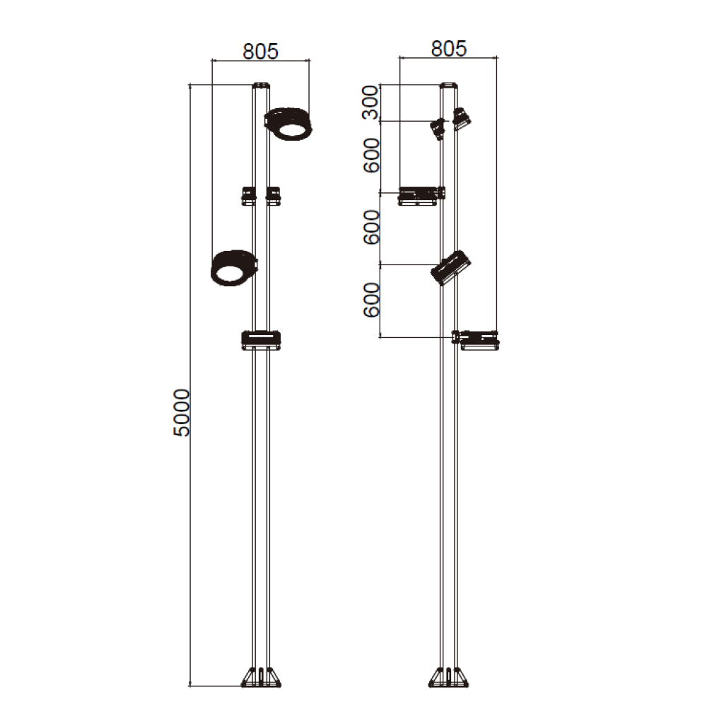 Fob - V11155-26-05-04 | Wall Lights