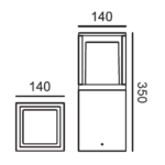 Oliver - V1704-350-E27 | Wall Lights