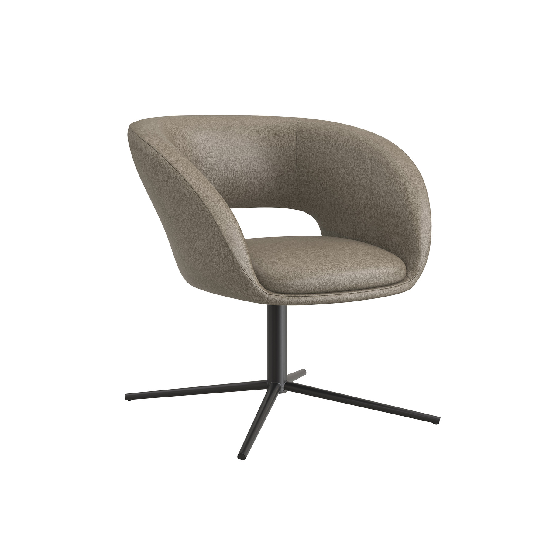 Swivel One-Seater - Levano 831 Leather
