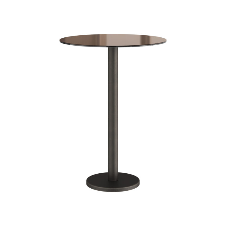 Bar Table Round - Brown